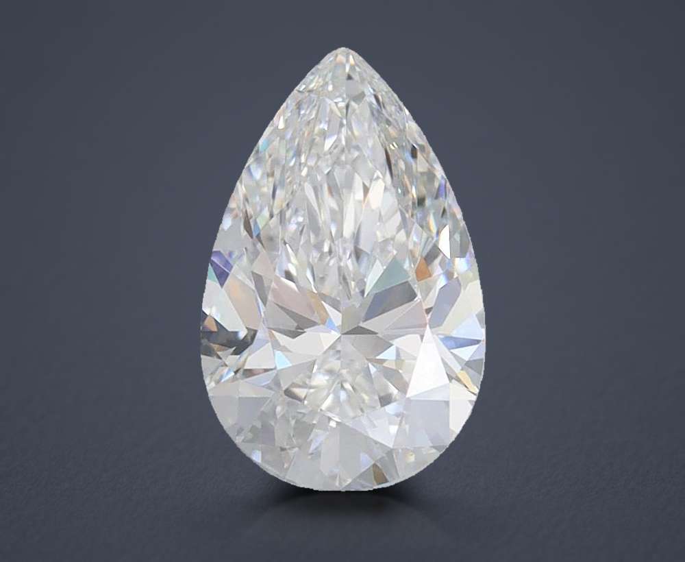 1.53 Carat Pear Lab Diamond