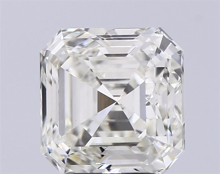 3.07ct H VS1 Rare Carat Ideal Cut Asscher Lab Grown Diamond