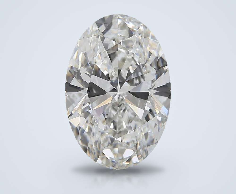4.70 Carat Oval Lab Diamond