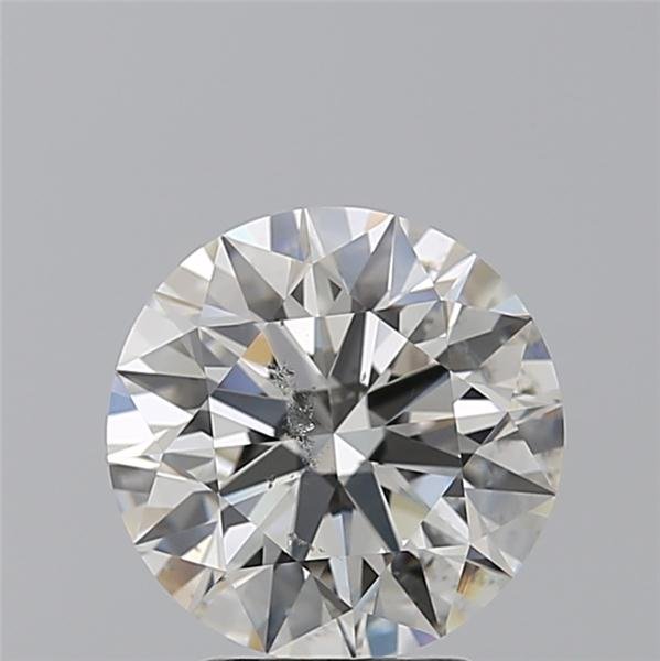 3.01ct I SI2 Rare Carat Ideal Cut Round Diamond