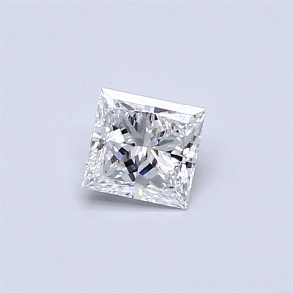 0.34ct D SI1 Very Good Cut Princess Diamond