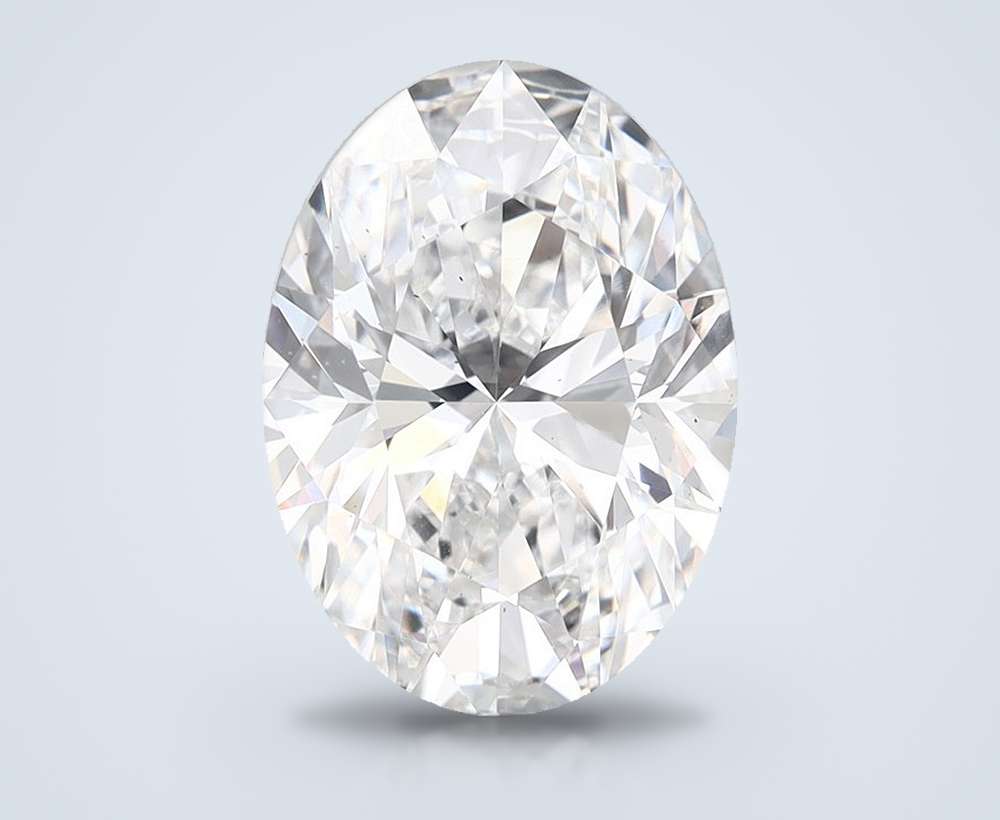 4.97 Carat Oval Lab Diamond