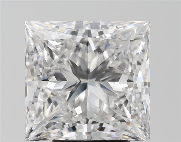 7.06ct F VS1 Rare Carat Ideal Cut Princess Lab Grown Diamond