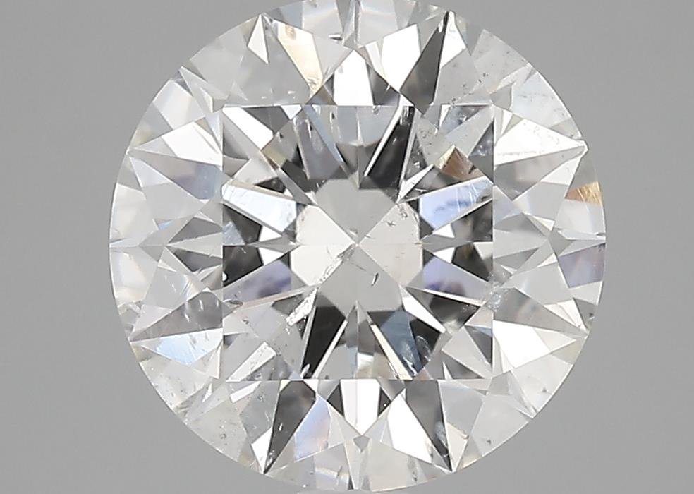 3.94ct H SI2 Rare Carat Ideal Cut Round Diamond