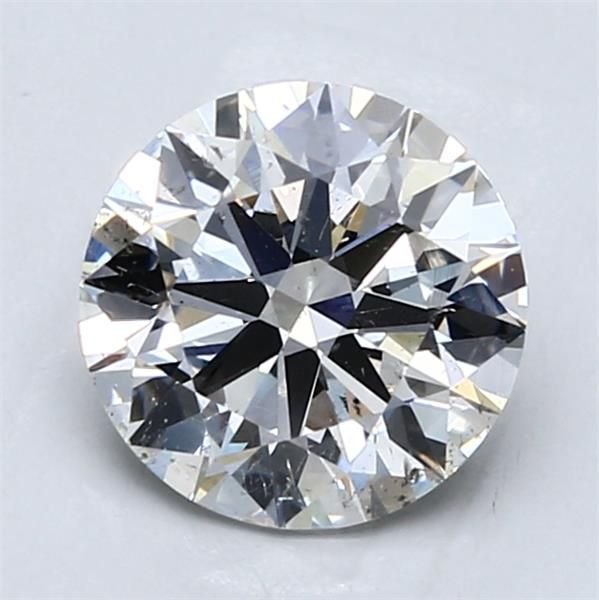 2.05ct E SI2 Rare Carat Ideal Cut Round Diamond