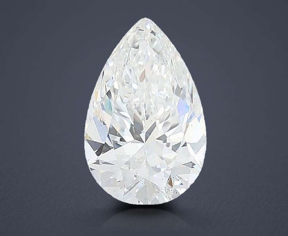 1.00 Carat Pear Lab Diamond