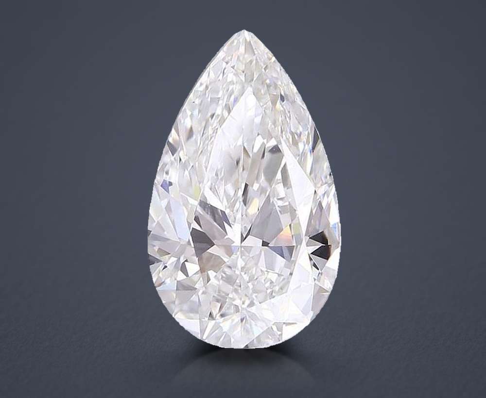 8.01 Carat Pear Lab Diamond