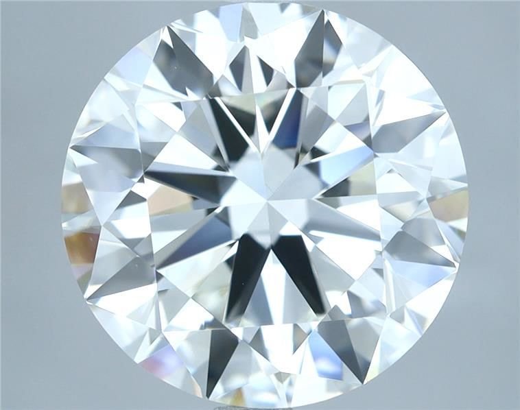 4.36ct H IF Rare Carat Ideal Cut Round Diamond