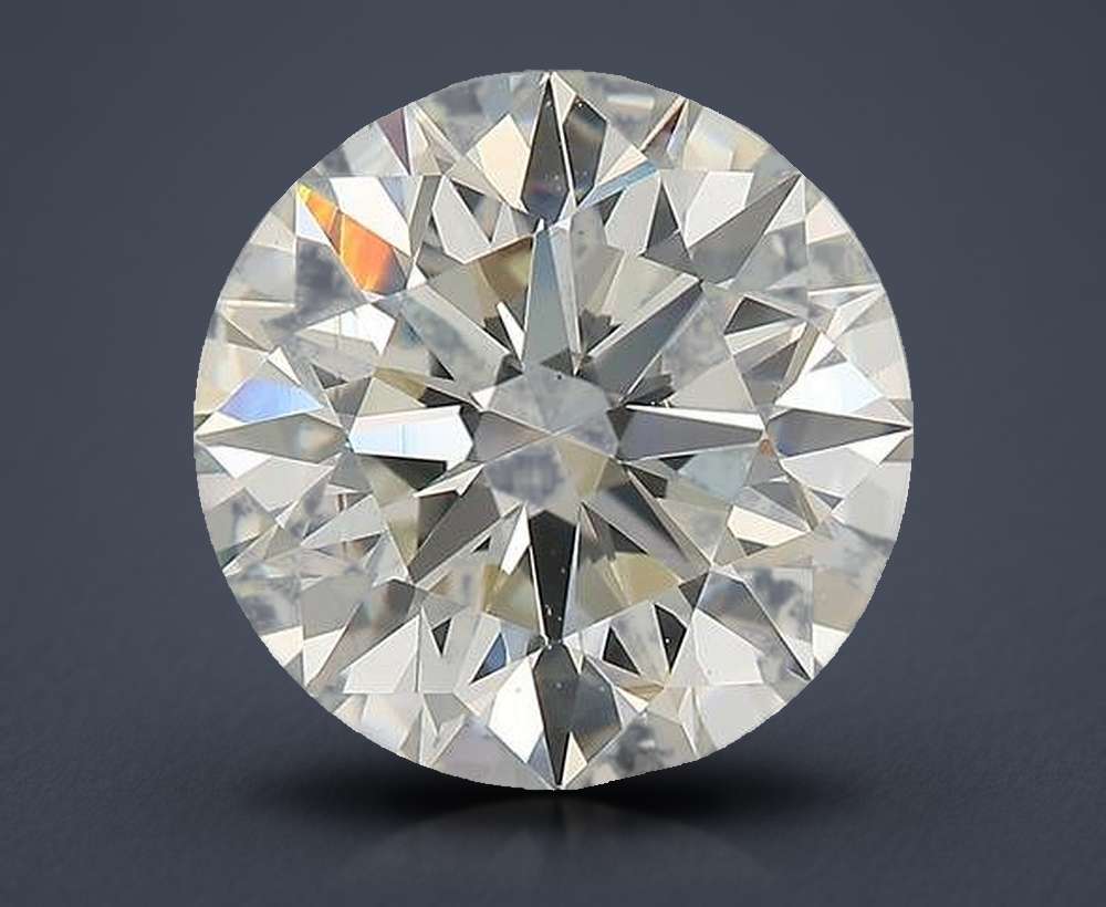 3.47 Carat Round Natural Diamond