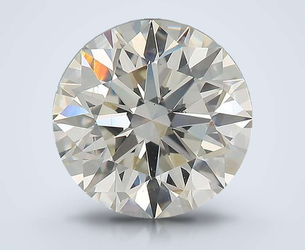 3.47 Carat Round Natural Diamond