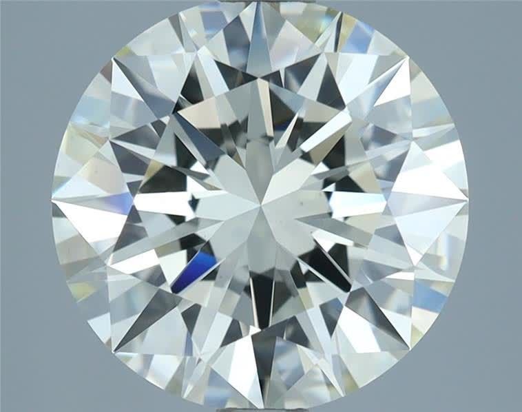 3.13ct J VS1 Excellent Cut Round Diamond