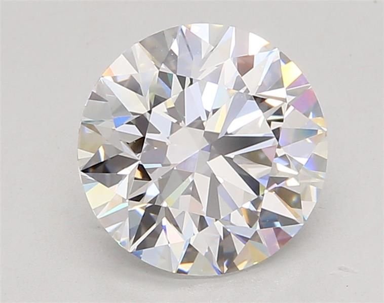 3.01ct E VS1 Rare Carat Ideal Cut Round Lab Grown Diamond