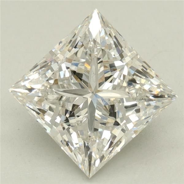 2.03ct E VS2 Rare Carat Ideal Cut Princess Lab Grown Diamond