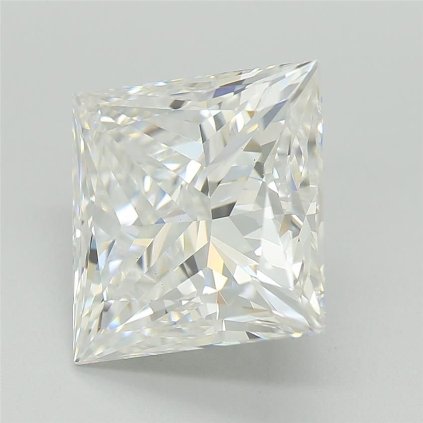 3.08ct E VS1 Rare Carat Ideal Cut Princess Lab Grown Diamond