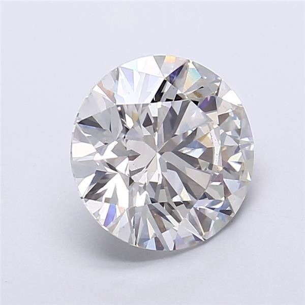 3.09ct G VS2 Rare Carat Ideal Cut Round Lab Grown Diamond