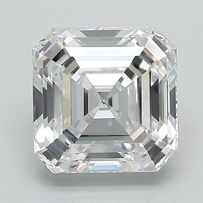 2.03ct D VS1 Rare Carat Ideal Cut Asscher Lab Grown Diamond