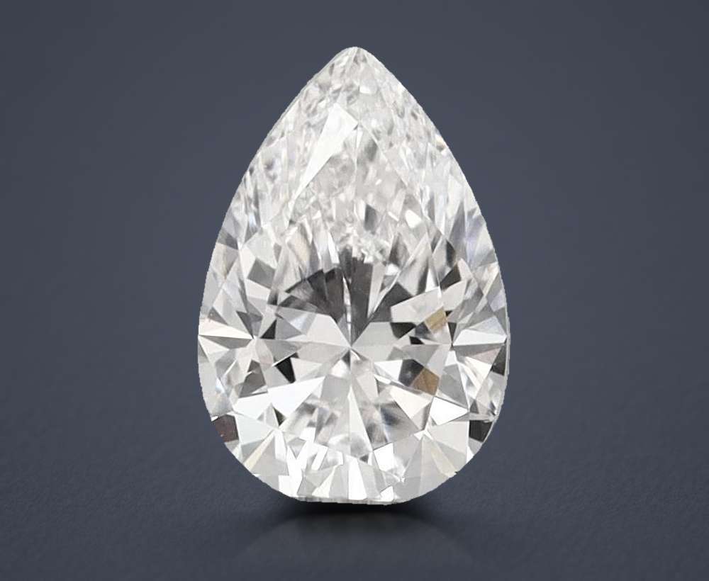 0.54 Carat Pear Lab Diamond