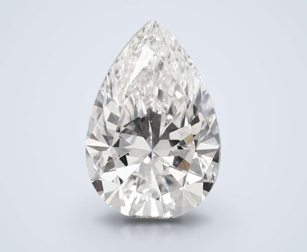 0.54 Carat Pear Lab Diamond
