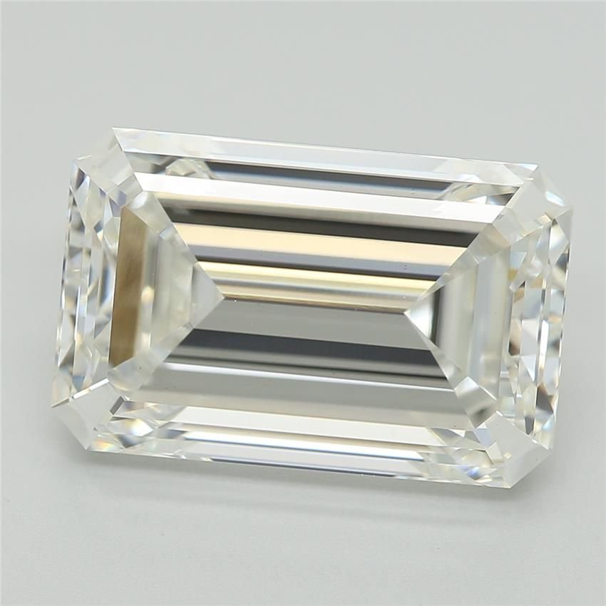 5.33ct F VVS2 Excellent Cut Emerald Lab Grown Diamond