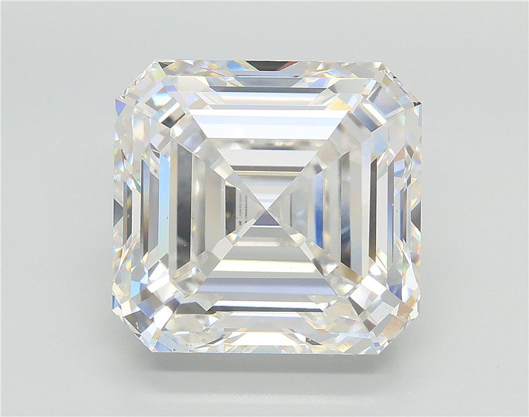 11.01ct F VS1 Rare Carat Ideal Cut Asscher Lab Grown Diamond