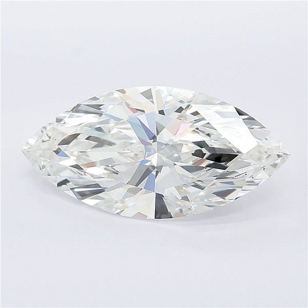 3.04ct F VVS2 Rare Carat Ideal Cut Marquise Lab Grown Diamond