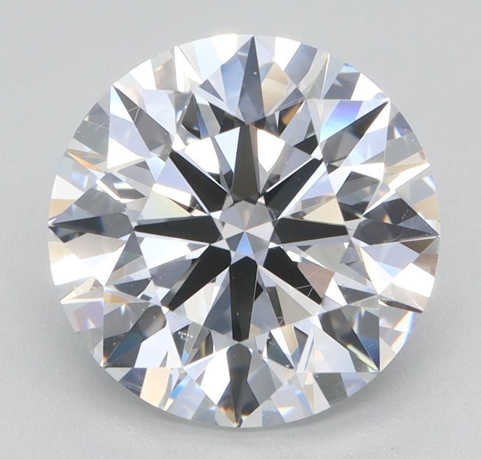 3.02ct E VS2 Rare Carat Ideal Cut Round Lab Grown Diamond