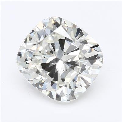 2.01ct H SI1 Rare Carat Ideal Cut Cushion Lab Grown Diamond