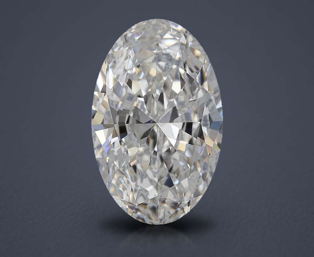 9.86 Carat Oval Lab Diamond