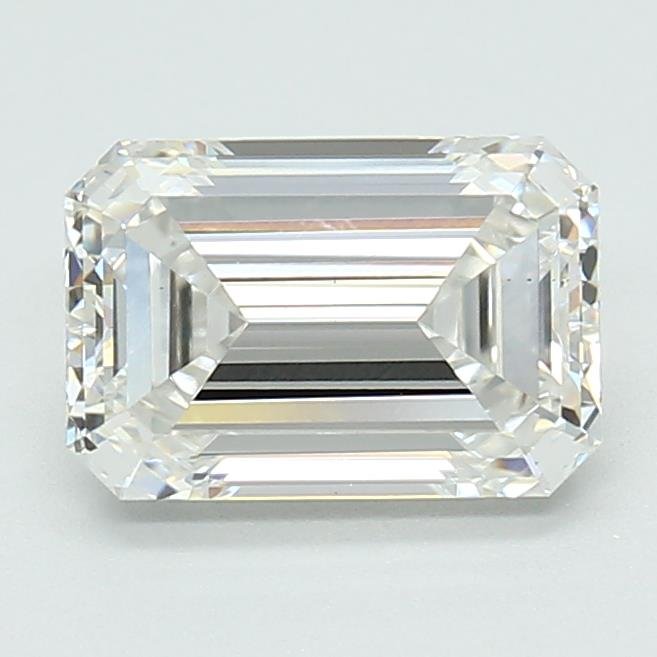 1.63ct F VS1 Rare Carat Ideal Cut Emerald Lab Grown Diamond