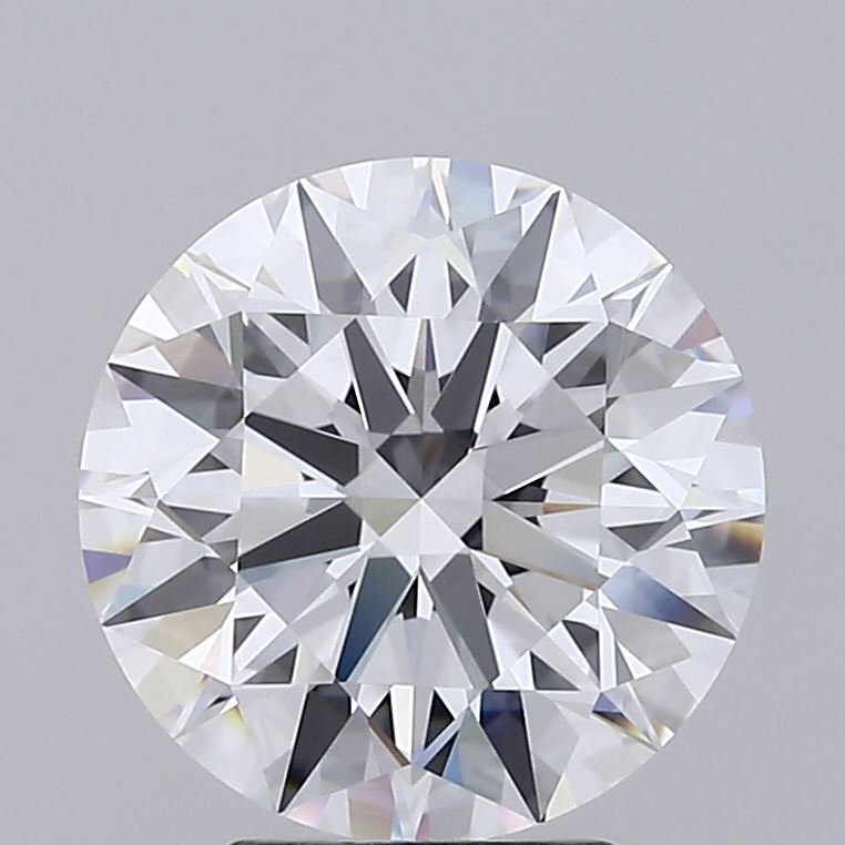 4.11ct F IF Rare Carat Ideal Cut Round Lab Grown Diamond