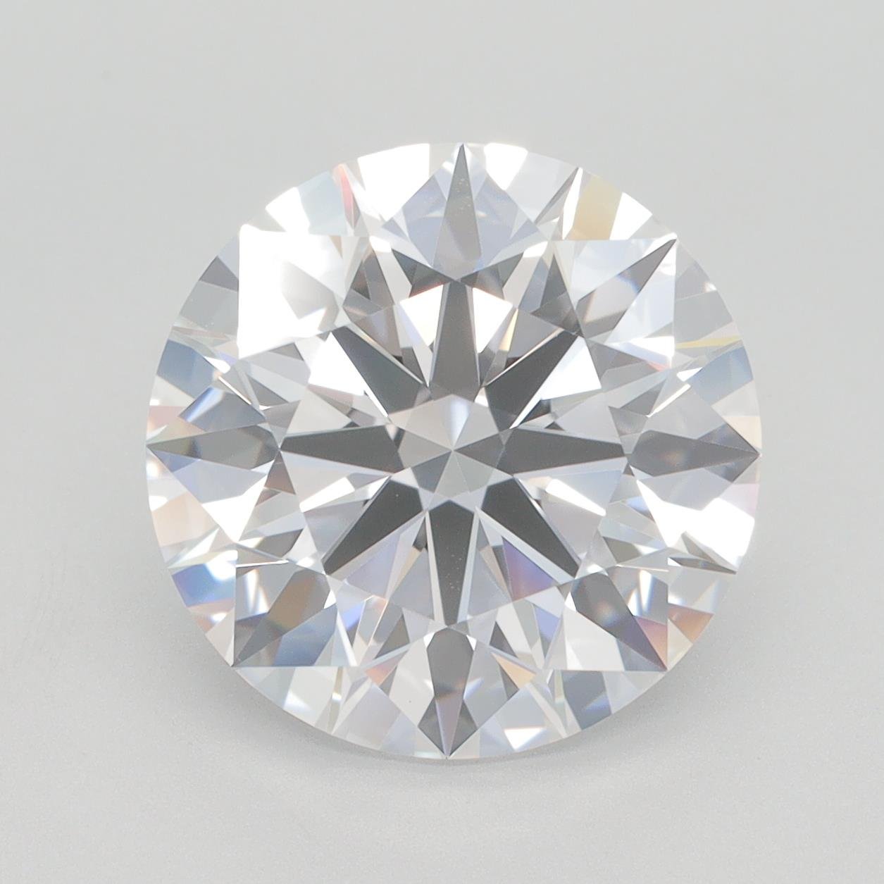 5.69ct D IF Rare Carat Ideal Cut Round Lab Grown Diamond