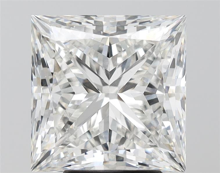 5.08ct G VS1 Rare Carat Ideal Cut Princess Lab Grown Diamond