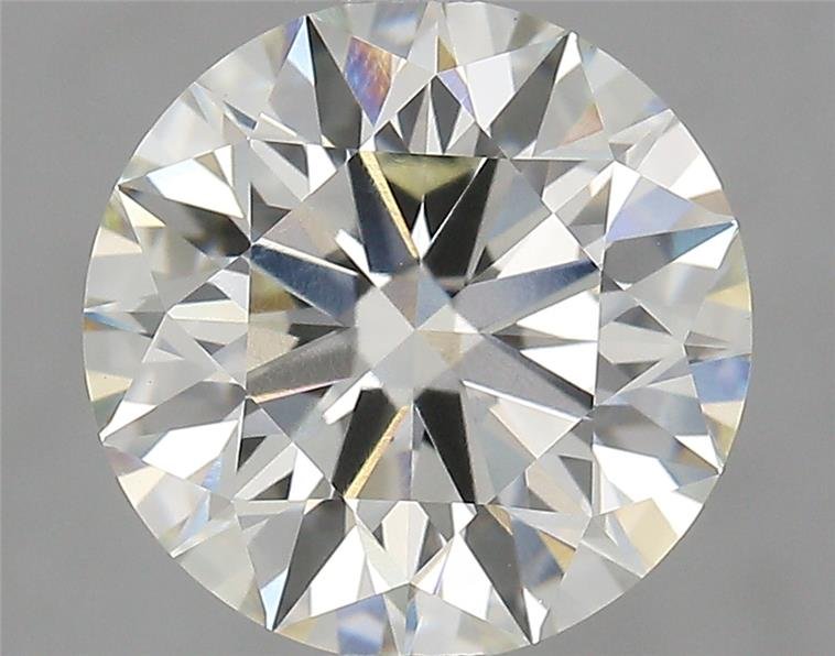 3.21ct J VS1 Rare Carat Ideal Cut Round Lab Grown Diamond