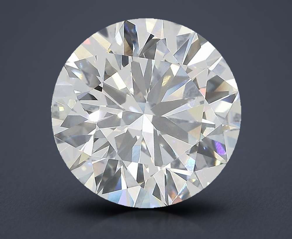 7.74 Carat Round Lab Diamond