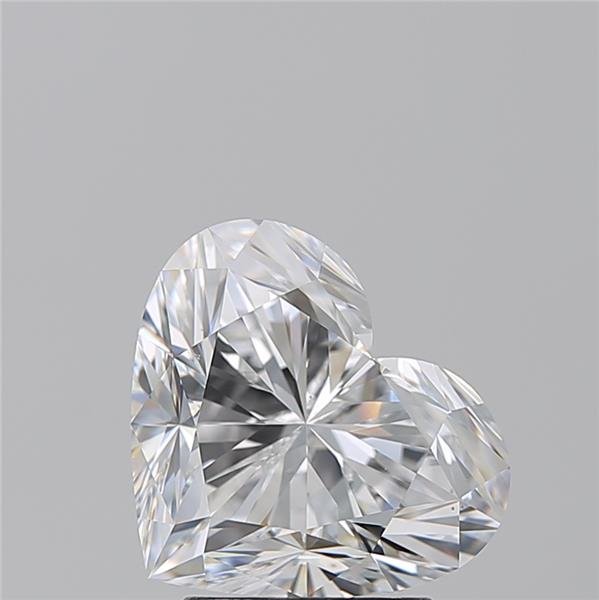 3.02ct D SI1 Rare Carat Ideal Cut Heart Diamond