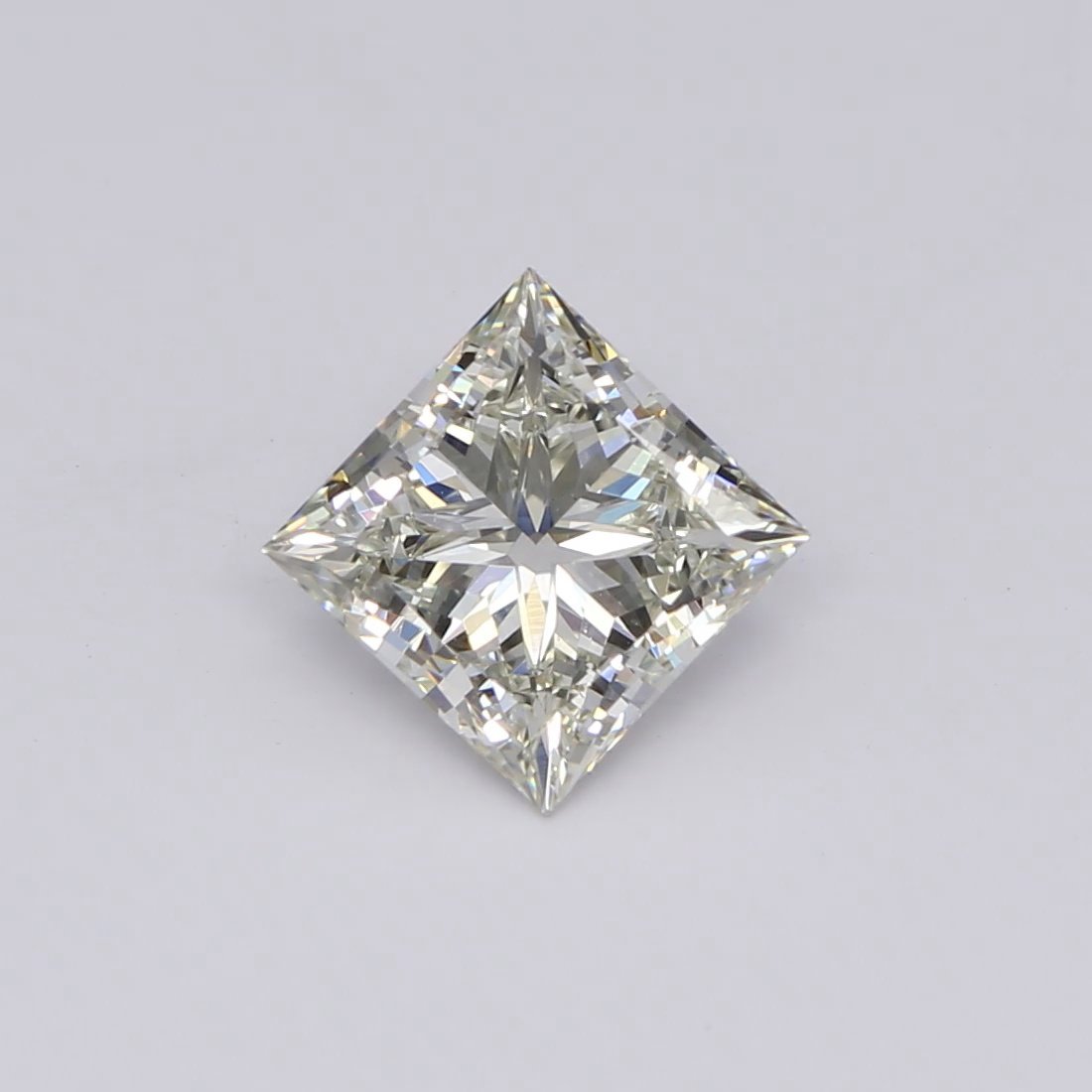 0.70ct K VVS2 Rare Carat Ideal Cut Princess Lab Grown Diamond