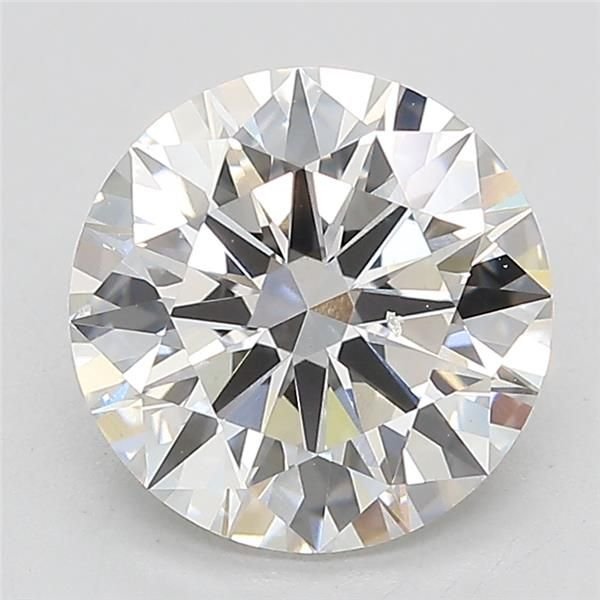 2.77ct F VS1 Rare Carat Ideal Cut Round Lab Grown Diamond