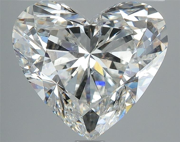 3.01ct I SI2 Rare Carat Ideal Cut Heart Diamond