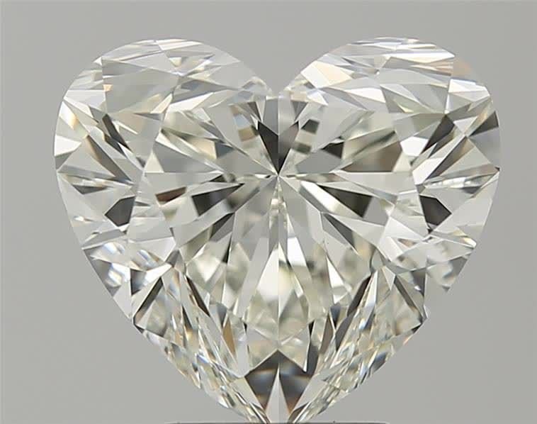 4.01ct I VVS2 Rare Carat Ideal Cut Heart Diamond