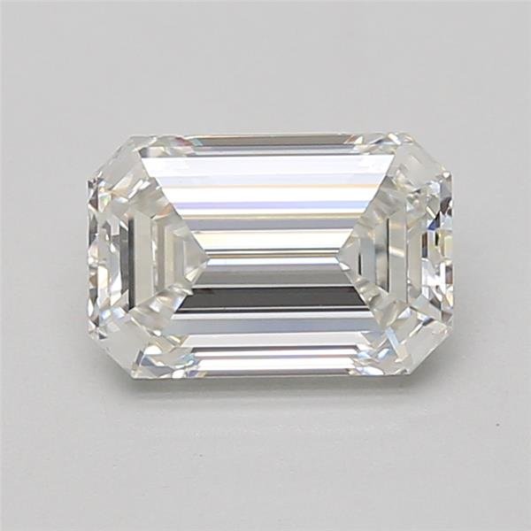 1.58ct F VS1 Rare Carat Ideal Cut Emerald Lab Grown Diamond