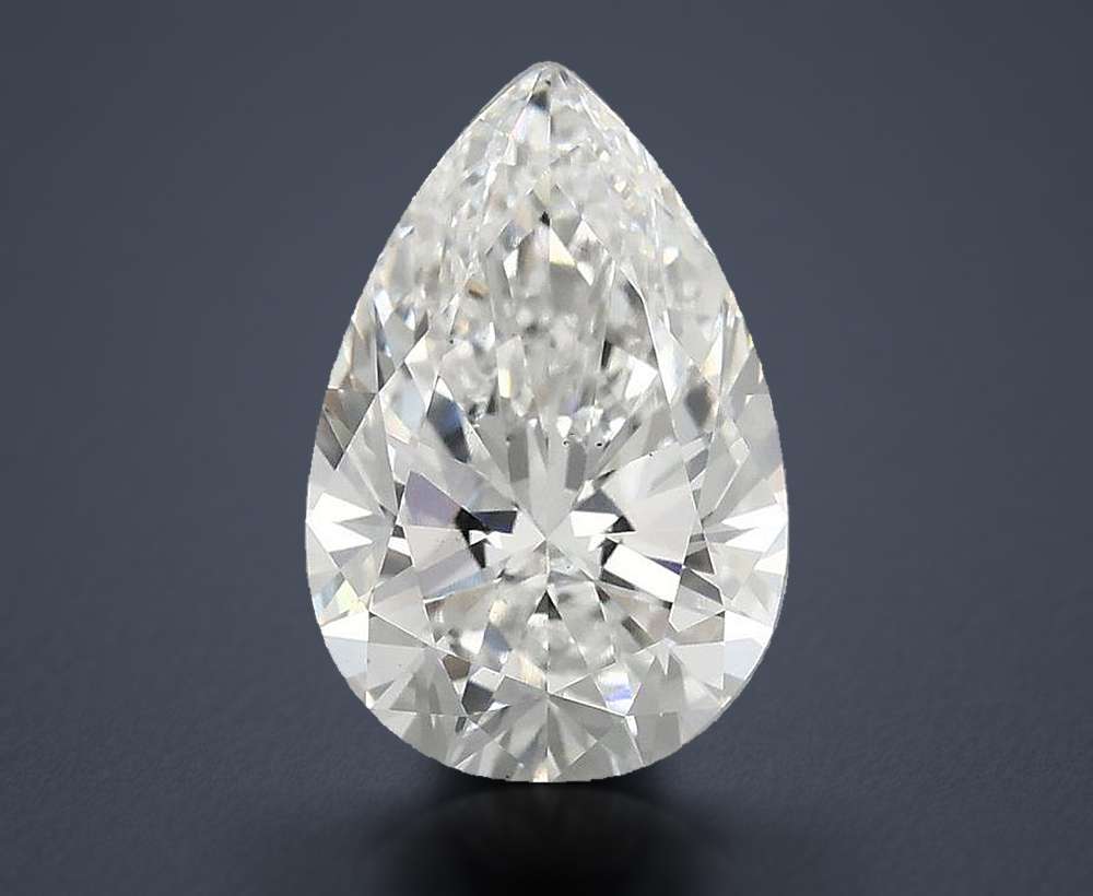 2.80 Carat Pear Lab Diamond