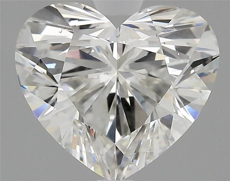 2.76ct H SI1 Rare Carat Ideal Cut Heart Lab Grown Diamond