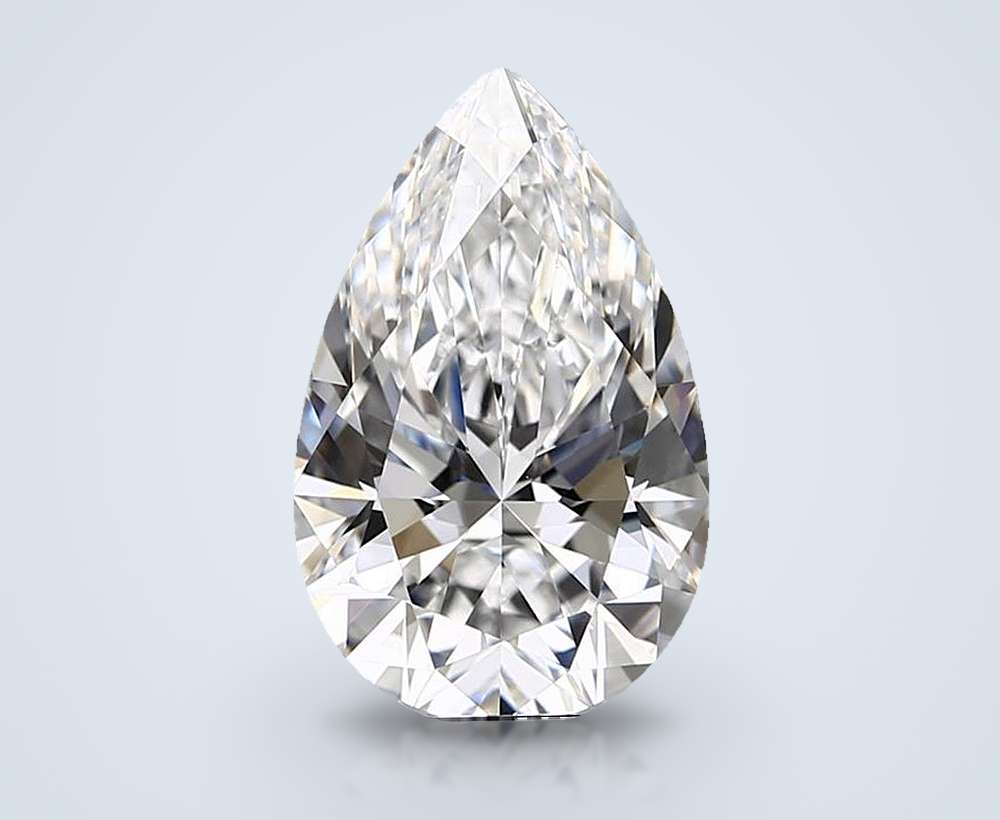 3.58 Carat Pear Lab Diamond