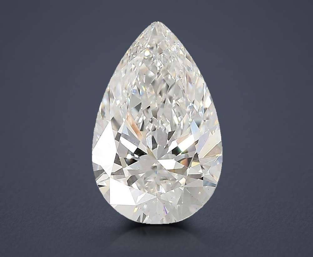 2.57 Carat Pear Lab Diamond