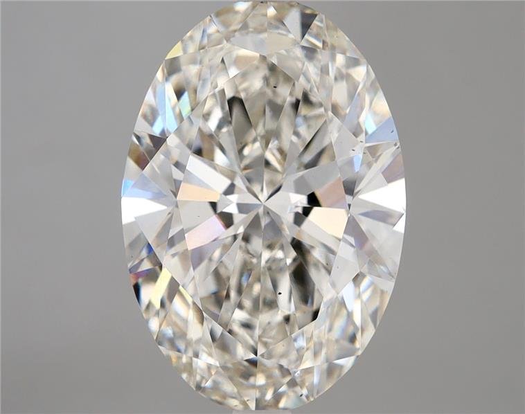 5.44ct H VS2 Rare Carat Ideal Cut Oval Lab Grown Diamond