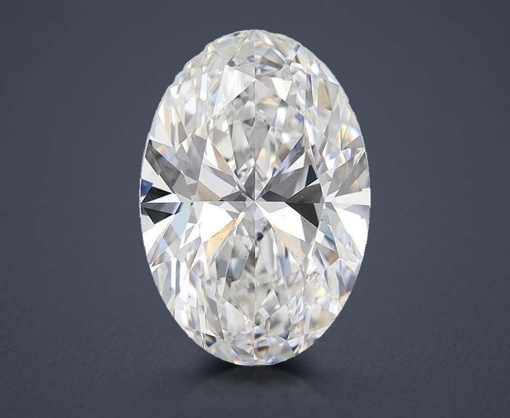 4.90 Carat Oval Lab Diamond