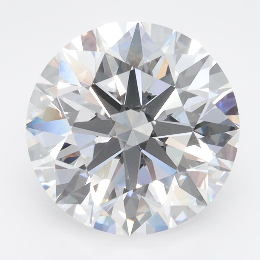 3.65ct D VVS1 Rare Carat Ideal Cut Round Lab Grown Diamond