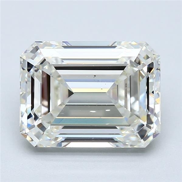 5.01ct J SI1 Excellent Cut Emerald Diamond