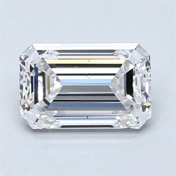 1.50ct D SI1 Excellent Cut Emerald Diamond
