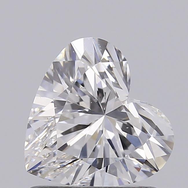 0.88ct D VVS2 Rare Carat Ideal Cut Heart Lab Grown Diamond